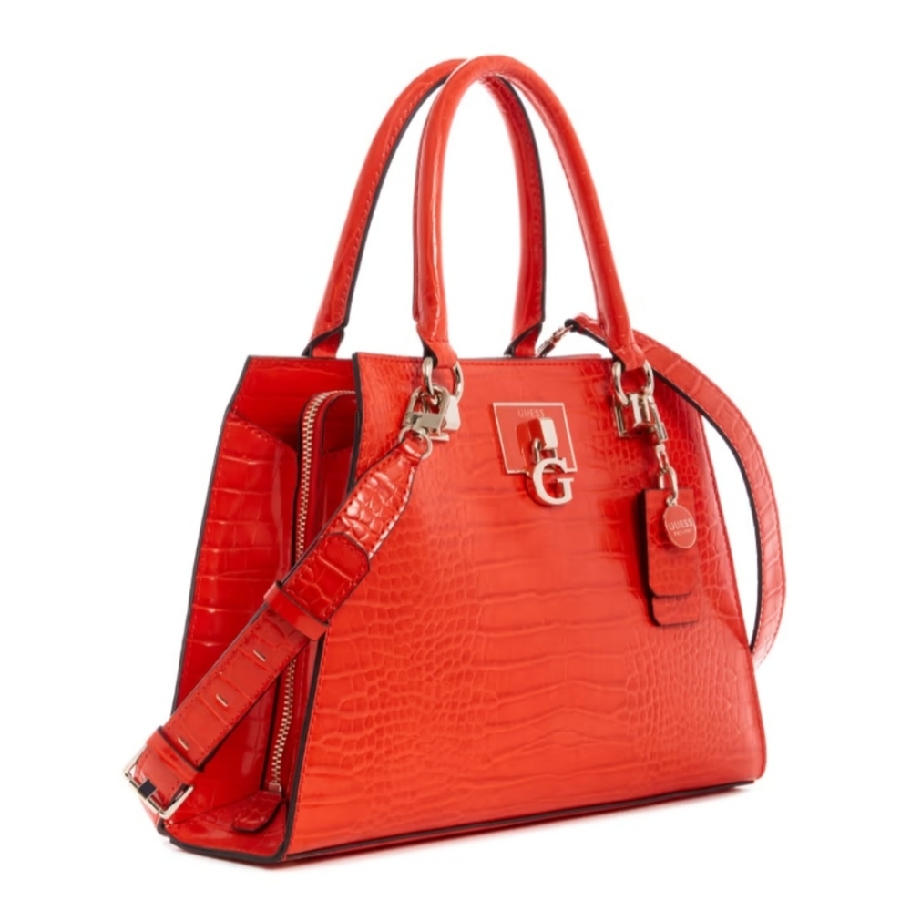 NEW GUESS ORANGE SATCHEL